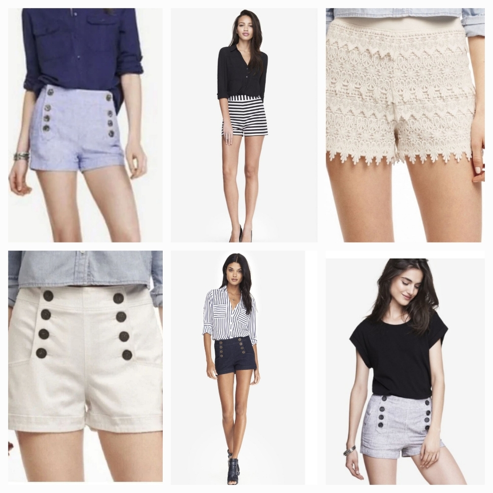 EXPRESS SHORTS SIZE 10 AND L